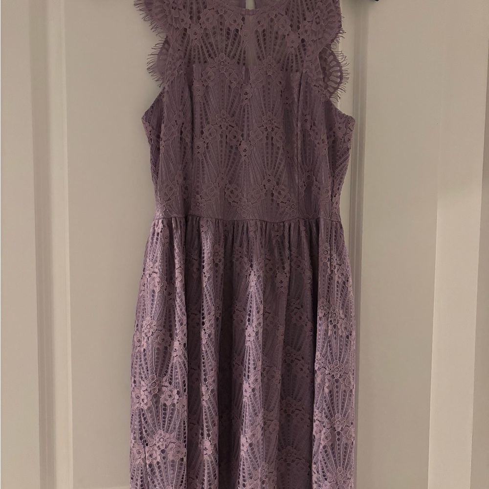 Altar'd State Lilac Lace Dress